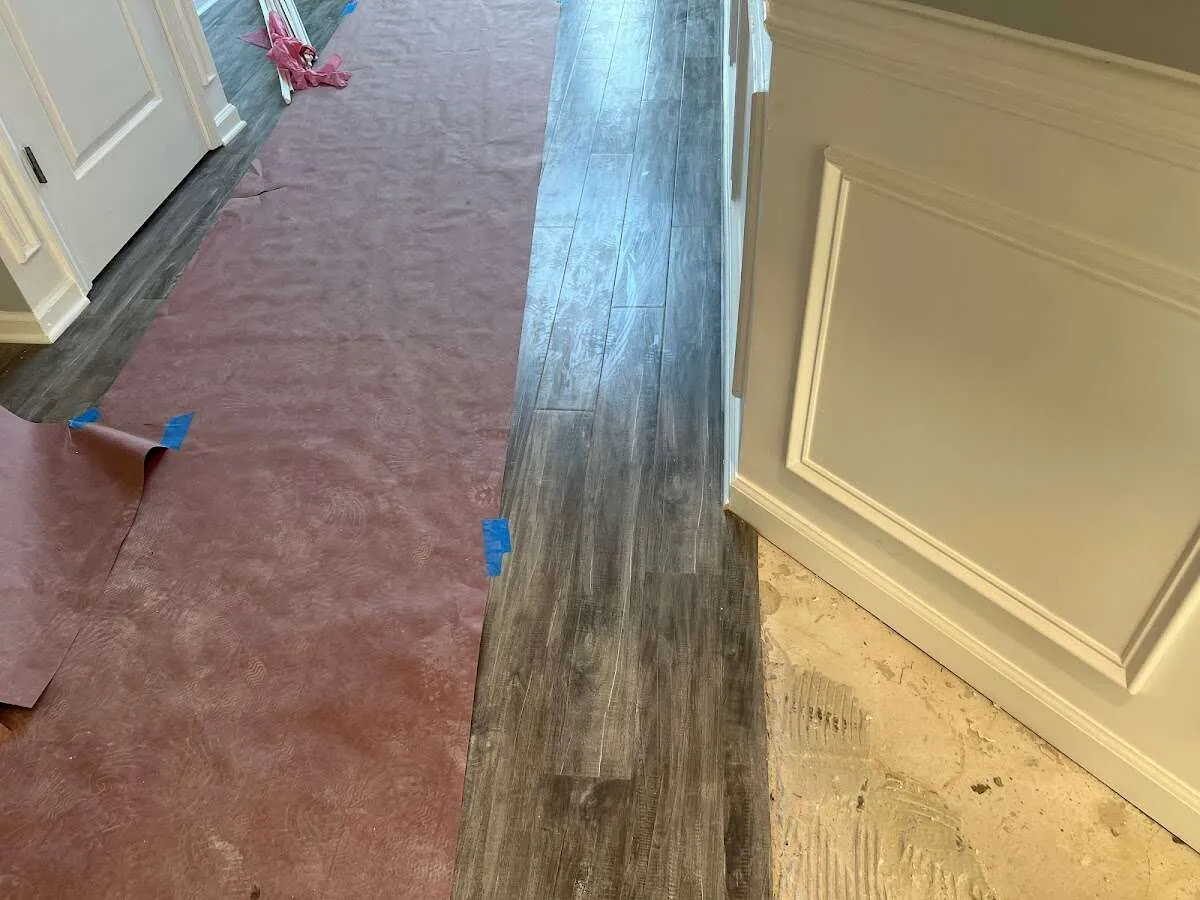 Completed marble shower restoration in Le Ray